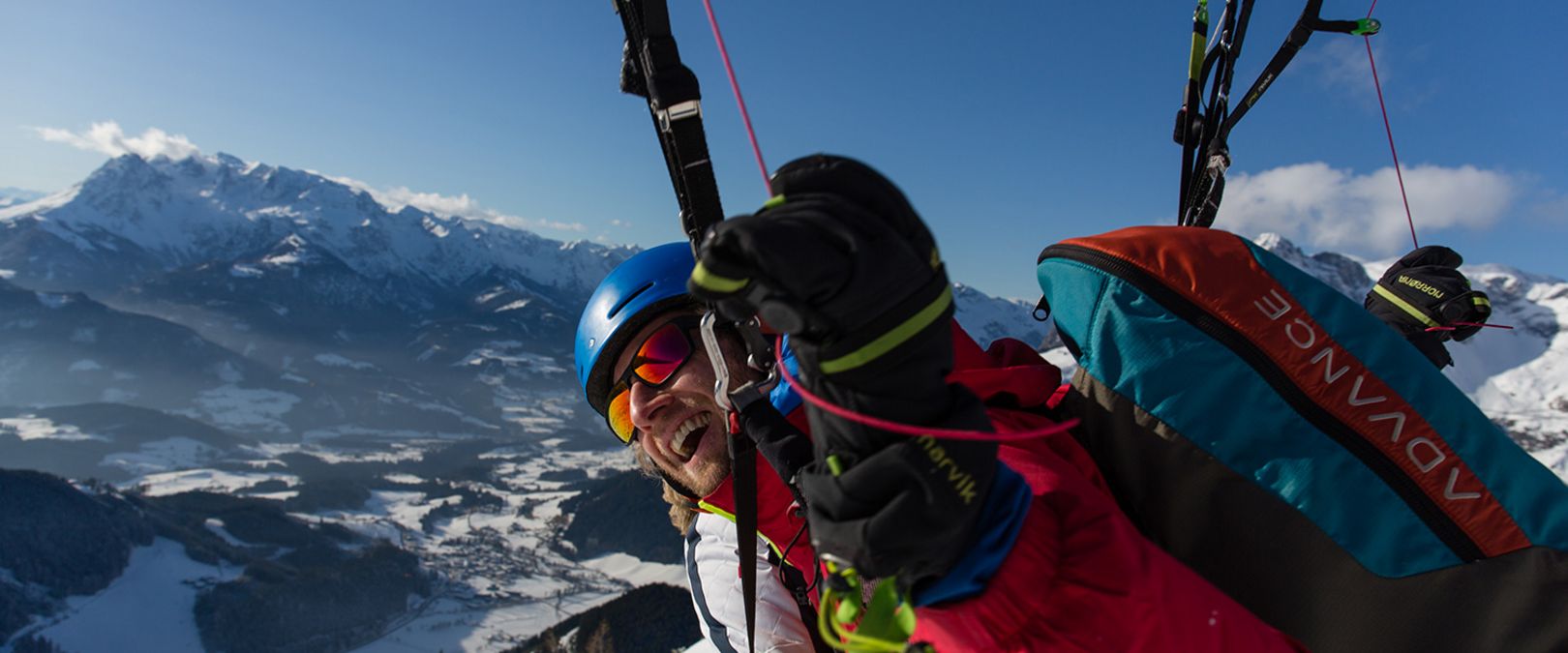 Tandemflug, Werfenweng, Paragleiten
